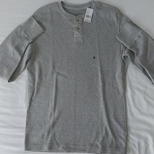 Men gray henley by Roebuck&co.